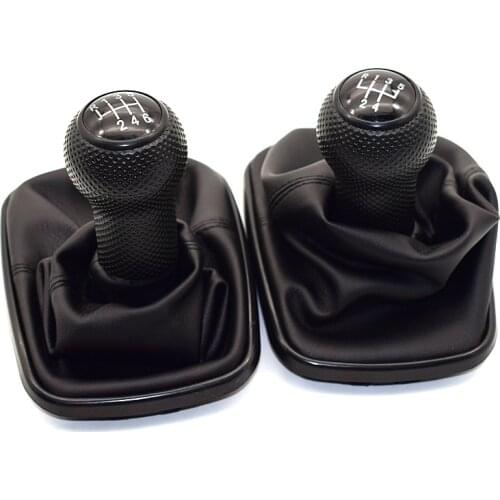 For Volkswagen VW 1999-2004 Golf 4 IV MK4 GTI R32 Bora Jetta MT 23mm 5 / 6 Speed Car Gear Shift Knob Lever Shifter Gaitor Boot