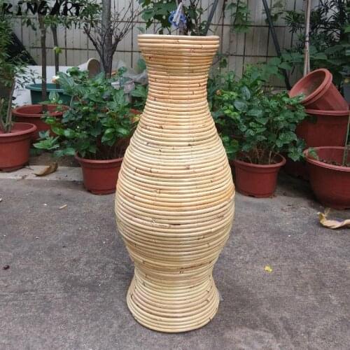 Style Retro Creative Large Vase Decoration Tv Cabinet Flower Arrangement European Style Dry Flower Floor 1657220