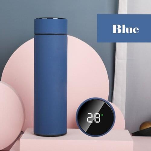 Smart Insulation Water Bottle Portable Students High-End Simple Bottle Creative Personalized Trend Bulk Tea Cup Male and Female