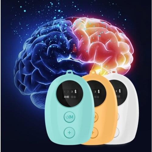Smart Handheld Sleep Aid Instrument Pulse Sleep Holding Instrument Relief Anxiety Head Massager Microcurrent Vibration Sleep Aid