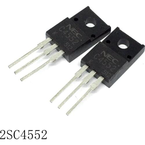 High speed switching transistor 2SC4552 TO-220F 15A/100V 10pcs/lots new in stock