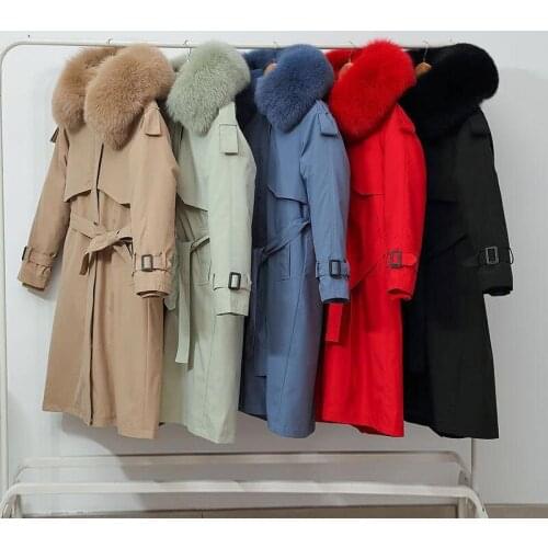 Zoulv Woman Wool Liner Distachable Plus Size Jackets Coat Womens Winter Jacket Hooded X-Long Thick Warm Cotton Padded Parkas