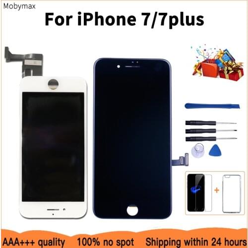 AAA+++ Quality For iPhone 7 LCD Display With 3D Force Touch Screen LCD Module Digitizer Assembly Replacement For iPhone 7 plus