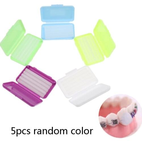 1/5 Box/Pack Dental Orthodontics Ortho Wax Mix Scent For Braces Bracket Gum Irritation Teeth Whitening Oral Hygiene Tool