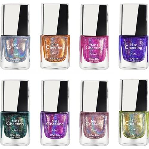 1pcs Misscheering Diamond Disco Nail Gel Lasting Shiny Sequins Nail Polish Colorful Nai Varnish Manicure Nail Gel Nail Art TSLM1