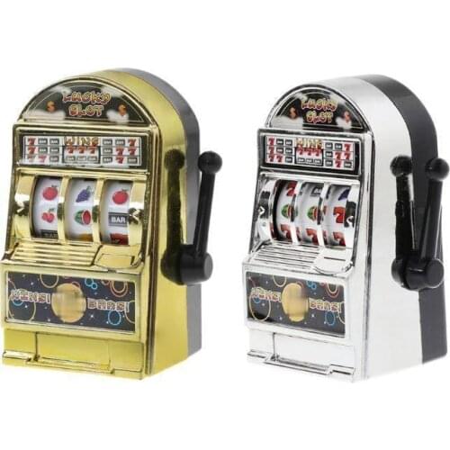 1Pcs Lucky Jackpot Mini Fruit Slot Machine Fun Birthday Gift Kids Educational Toy Entertainment Coin Operated Games
