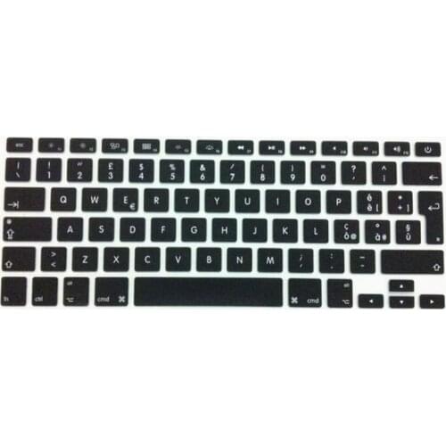 2019 (1000pcs) Soft Silicone Keyboard Cover Protector Keyboard Stickers for Macbook 11" (EU Version, Italian) MEAFO