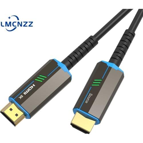 Fiber Optic HDMI Cable 8K HDMI 2.1 Cable 120Hz 48Gbps HDR HDCP For HD TV Box Projector PS4 Computer DVD Player Ultra High Speed