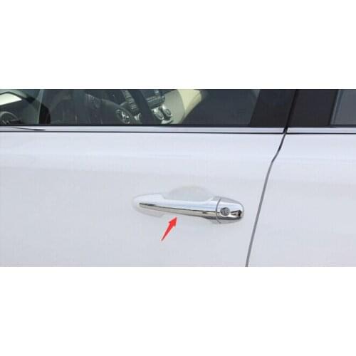 Car ABS Chrome Door Handle Cover Trim For RAV4 2013 -2015