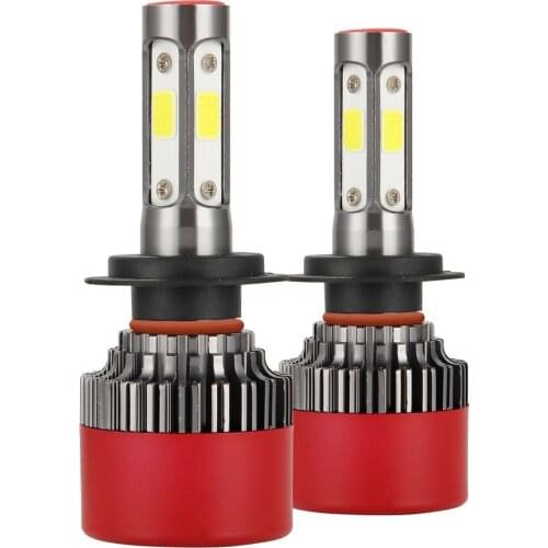 H7 Automotive LED Headlights High-power Four-sided Luminous Led Headlights 6000K Car Headlight Bulbs Motorcycle Car Accessories