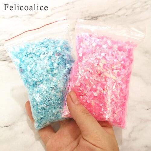 20g Colorful Shell Paper Flashing Debris Material Epoxy Mold Making Jewelry Filling for DIY Jewelry