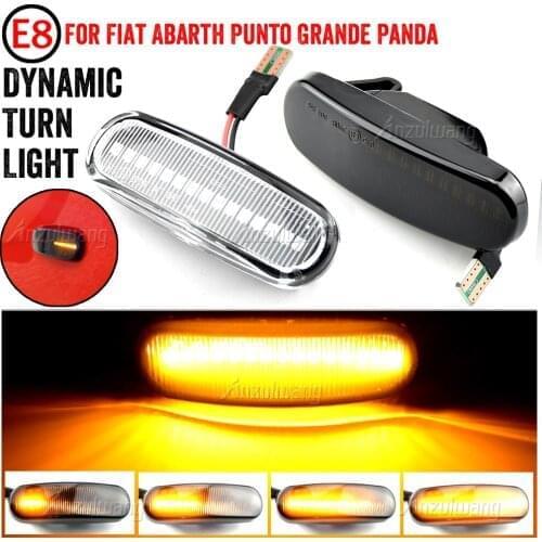 Smoke LED side marker light turn signal lamp for Fiat Panda Punto Evo Stilo Qubo Peugeot Citroen Lancia Musa(350)