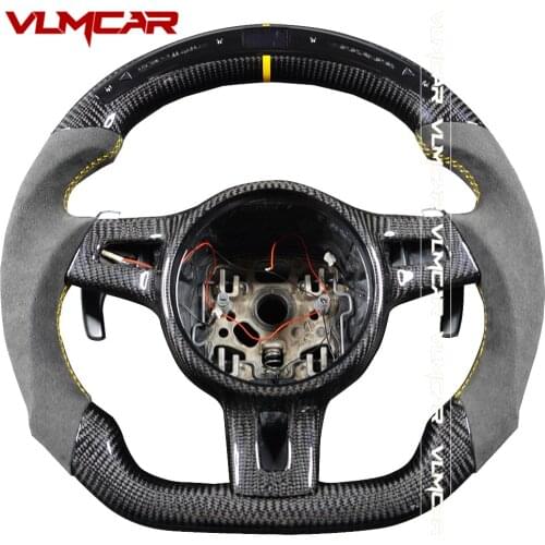 Customized Carbon Fiber Steering Wheel For Porsche 997 / Suitable All Models