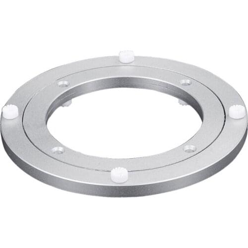Aluminium Alloy Small Turntable Plate Table Smooth Swivel Plate Rotating Table Aluminium Alloy Rotating Bearing Turntable Round