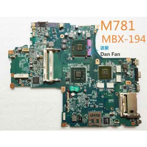 A1563297A For SONY VGN-AW Laptop Motherboard M781 MBX-194 1P-008BJ00-8011 Mainboard 100%tested fully work