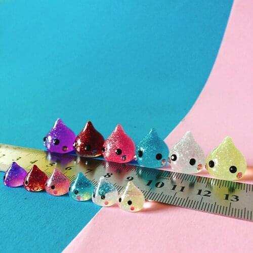 10 Pcs miniature raindrop/fairy garden gnome/moss terrarium home decor/bonsai/bottle garden/miniature/figurine/diy supplies