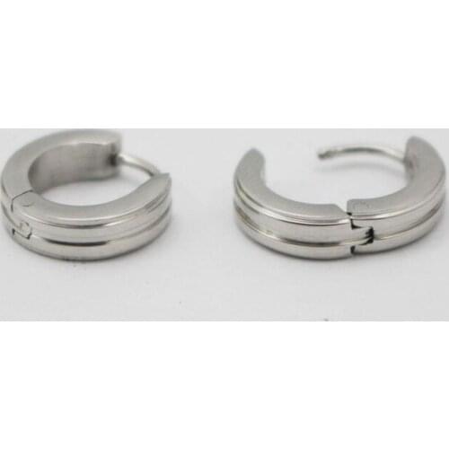 Fashion Small Hoop Earrings For Women and Men Jewelry Earring Stainless Steel Hoop Earrings Bijoux Aros Brincos Ouro