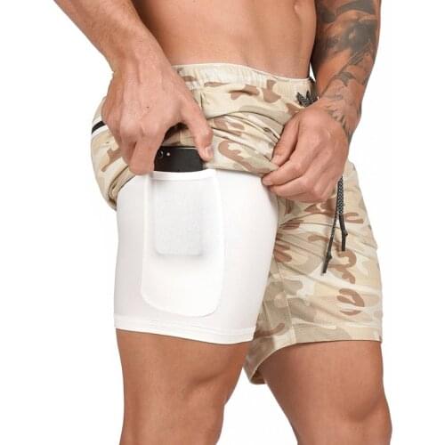 Mens sports shorts training bodybuilding fitness quick-drying jogging pants large size men ropa summer gym casual pants camo