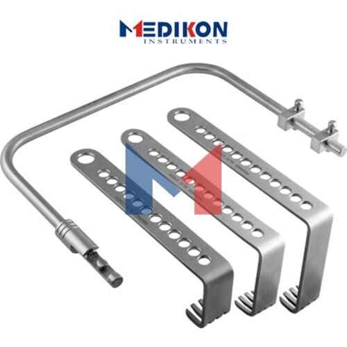 German Alvi Small Charnley Style Locking Frame Set hip retractor surgery instrument retaining anterior arthroplasty scissors