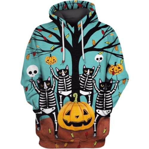 PLstar Cosmos 3D printed Newest pumpkin Cat Art Funny Harajuku Premium Streetwear Unique Unisex Casual Hoodies/Sweatshirt/Zip 6