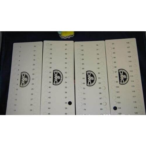 Oneroom 30 pcs 01~30 holes floss organizer for DMC thread pad paper plate sheet cross x stitching sewing DIY tool craft