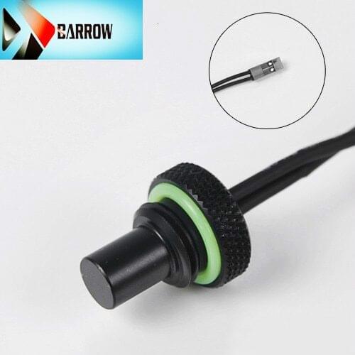 Barrow temperature sensor water stop sealing up plug lock G1/4 " thread extend fittings black,white,silver,gold TCWDL-V1 cooler