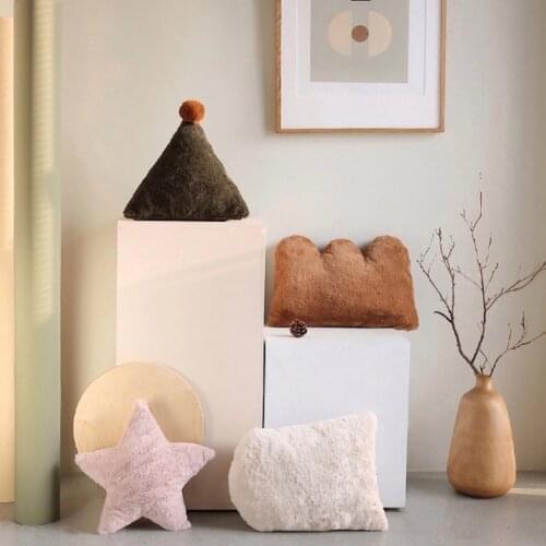 Plush Pillow Personalized Combination от храпа With Core Pink Five-Pointed Star Cushion Backrest INS Wind Irregular Alanna