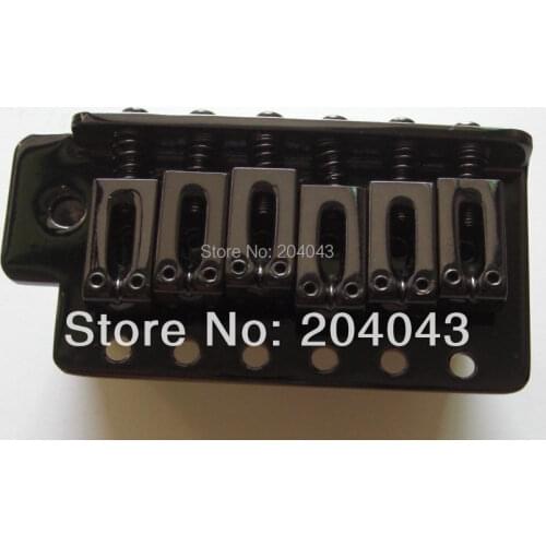 Sell Free Shipping guitar parts Black Modern 6 saddles guitar bridge