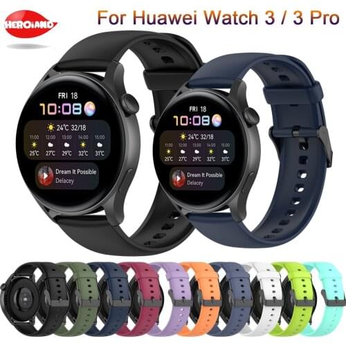 Wristbands For Samsung Galaxy Watch 46mm Gear S3 Classic/Frontier Galaxy Watch 3 45mm Bracelet For Huawei Watch 3 / 3 Pro Strap