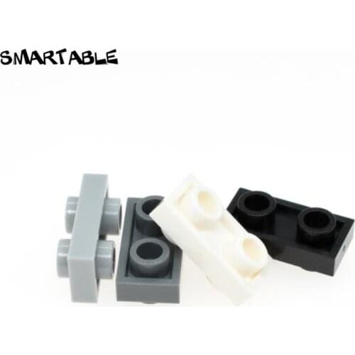 Smartable Plate 1x2 with Studs On Bost Sides Building Blocks MOC Parts Toy For Kids Compatible Major Brands 100pcs/Lot