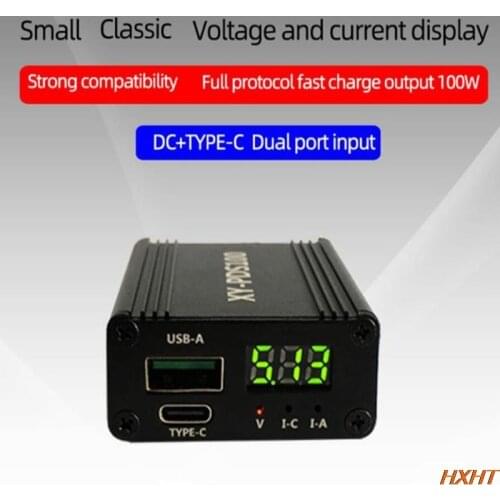 XY-PDS100 QC4.0 QC3.0 Type-C 100W is suitable for the application of SCP / FCP step-down mobile phone fast charger module