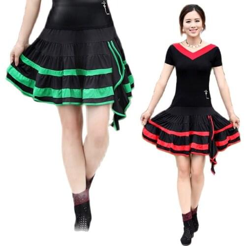 2021 Square bust skirt Latin dance skirt new national