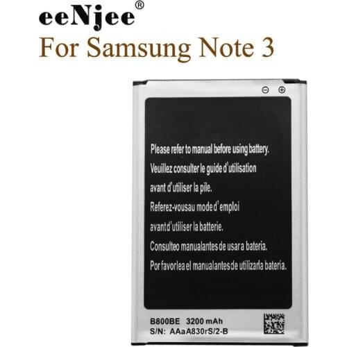 EENJEE 10PCS Batteries For Samsung Galaxy Note 3 B800BE N900 N9006 N9005 N9000 3200Mah