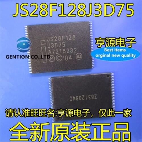 10Pcs JS28F128 JS28F128J3D75 TSOP56 in stock 100% new and original