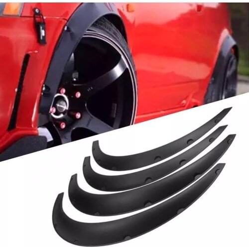 4Pcs/Set Widened Decorative Wheel Eyebrow Fender Car SUV off-road vehicle Universal Wheel Arch Protector