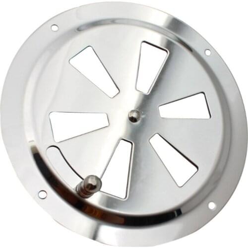 Air Vent Louver Cover Replacement Stainless Steel Round Cabin Ventilation Plate for RV Marine Boat Accessories