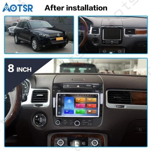 Android9.0 4+64GB Car DVD player GPS Navigation Head unit for VW Volkswagen TOUAREG 2010+ Multimedia player radio tape recorder