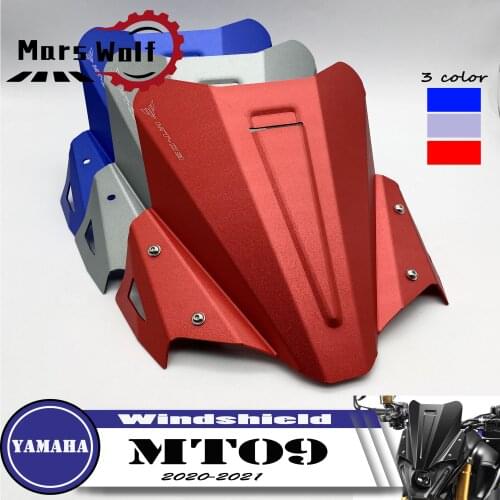 Fits For YAMAHA FZ09 MT09 MT-09 mt09 2021 2022 Motorcycle Windshield Windscreen Aluminium Alloy Kit Deflector Fairing Cover