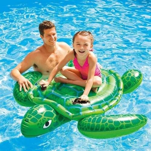 Designer Turtle Float Ride-On Mattress Swimming Pool Float Inflatable Floating Party Water Toy