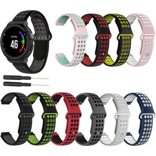 For Garmin Forerunner 235 Straps, Replacement Bands Compatible with Garmin Forerunner 220 230 235 630 620 735 Approach S20 S5 S6