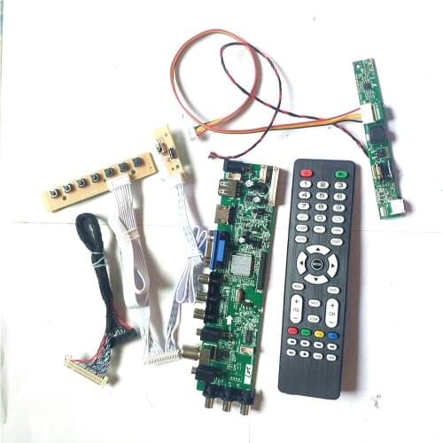 For LM230WF3-SLQ1/SLQ4/SLQ5/SLZ3/SLZ4 1920*1080 LVDS 30Pin HDMI-Compatible VGA USB AV TV 3663 DVB digital LCD Controller board