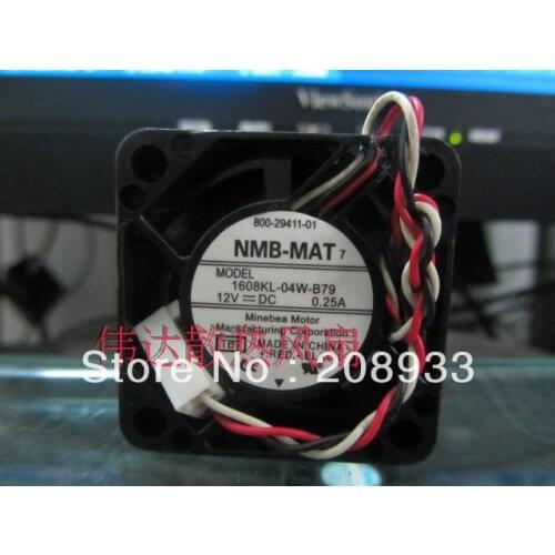 For NMB 4020 DC 12V 0.25A 1608KL-04W-B79-TB3