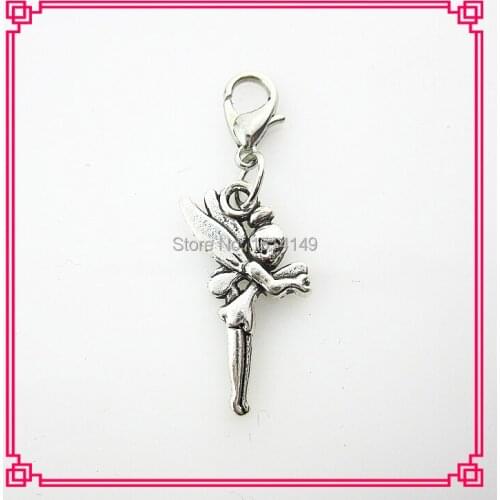 Hot selling fairy dangle charms for floating pendant lockets with lobster clasp diy jewelry