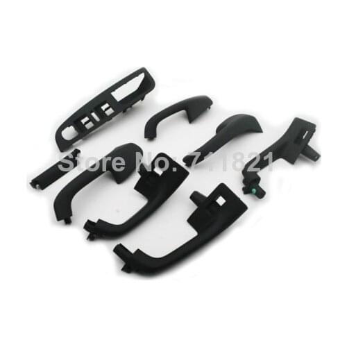 Interior Grab Handle Set Satin Black For Volkswagen For VW MK5 Golf Jetta MK5