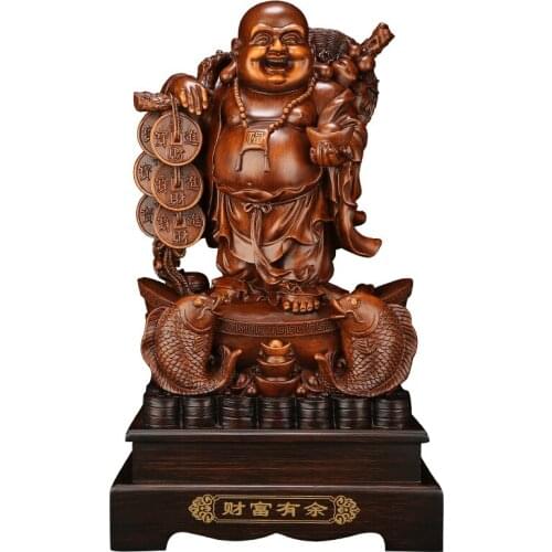 Maitreya Buddha Decoration Living Room Big Belly Laughing Office Housewarming Lucky Craft Gifts Office Decor Figurines