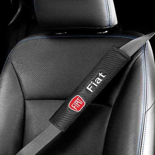 Car Seat Belt Cover Emblem Car Styling Accessories Auto Case For Fiat 500 albea ducato doblo grande punto linea stilo tipo