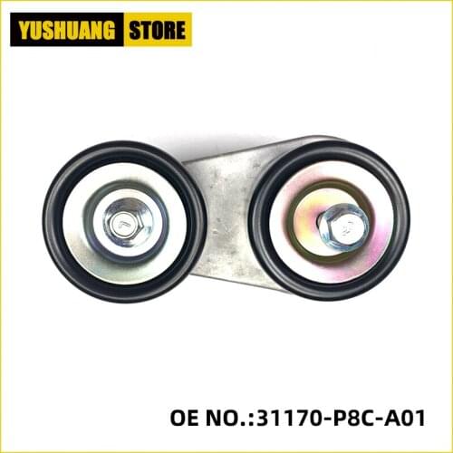 Engine Generator Compressor Belt Tensioner For Honda Accord V6 3.0 1998 1999 2000 2001 OEM# 31170-P8C-A01