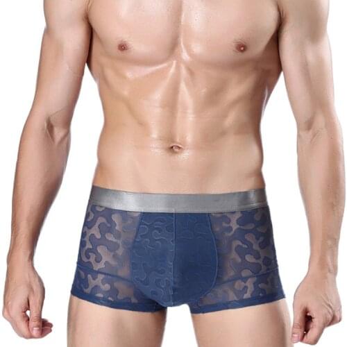 10 pcs wholesale-Mens Jacquard Boxer Underwear Sexy Sexy Underwear