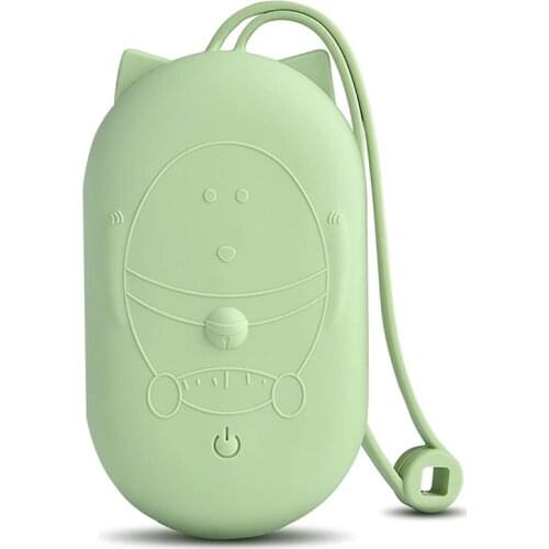 Hand Warmers Rechargeable,USB Electric Portable Pocket Hand Warmer Power Bank 5000MAh, Double Side Heat