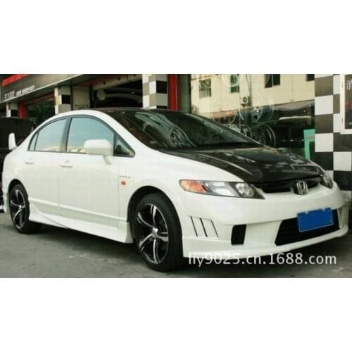 Suitable for f 2005-08 | Civic Refit Big Wrap Front Bar Rear Lip Skirt